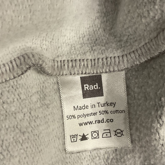 Rad Gray Sweater with Pink Pineapple Design, Size M - Picture 5 of 5